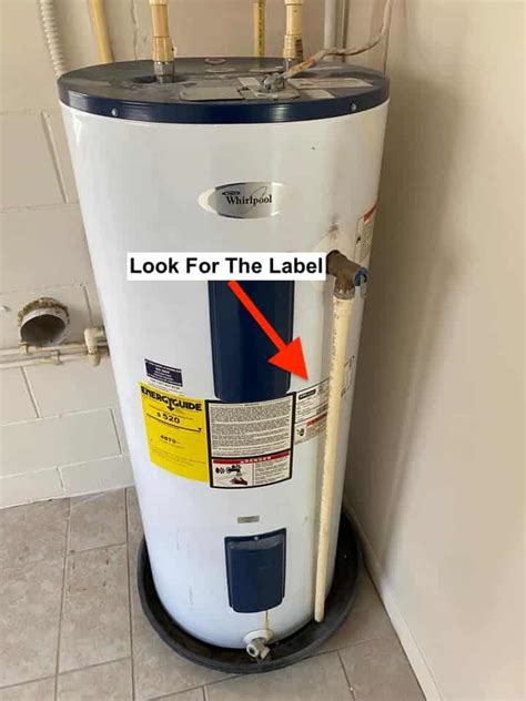 whirlpool water heater date code|More.